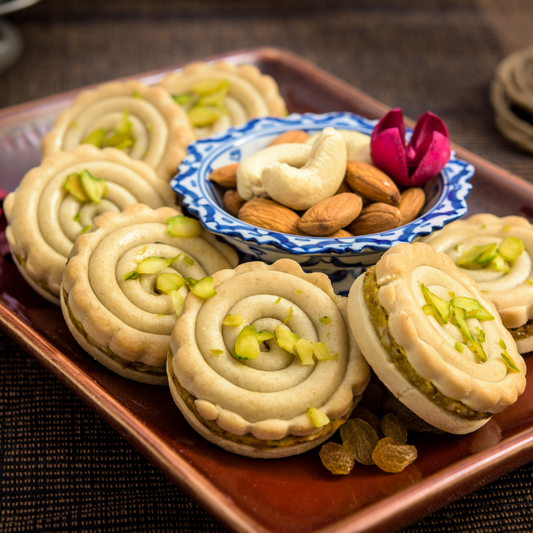 Baked Badam Jalebi