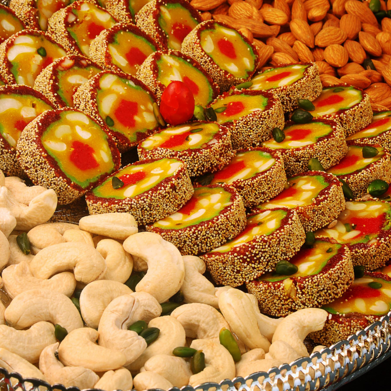 Kaju Anjeer Cake